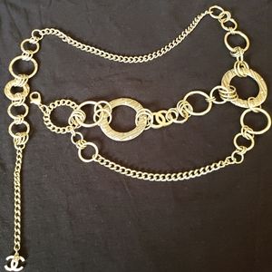 Chanel 2 Strand Chain Belt/Necklace